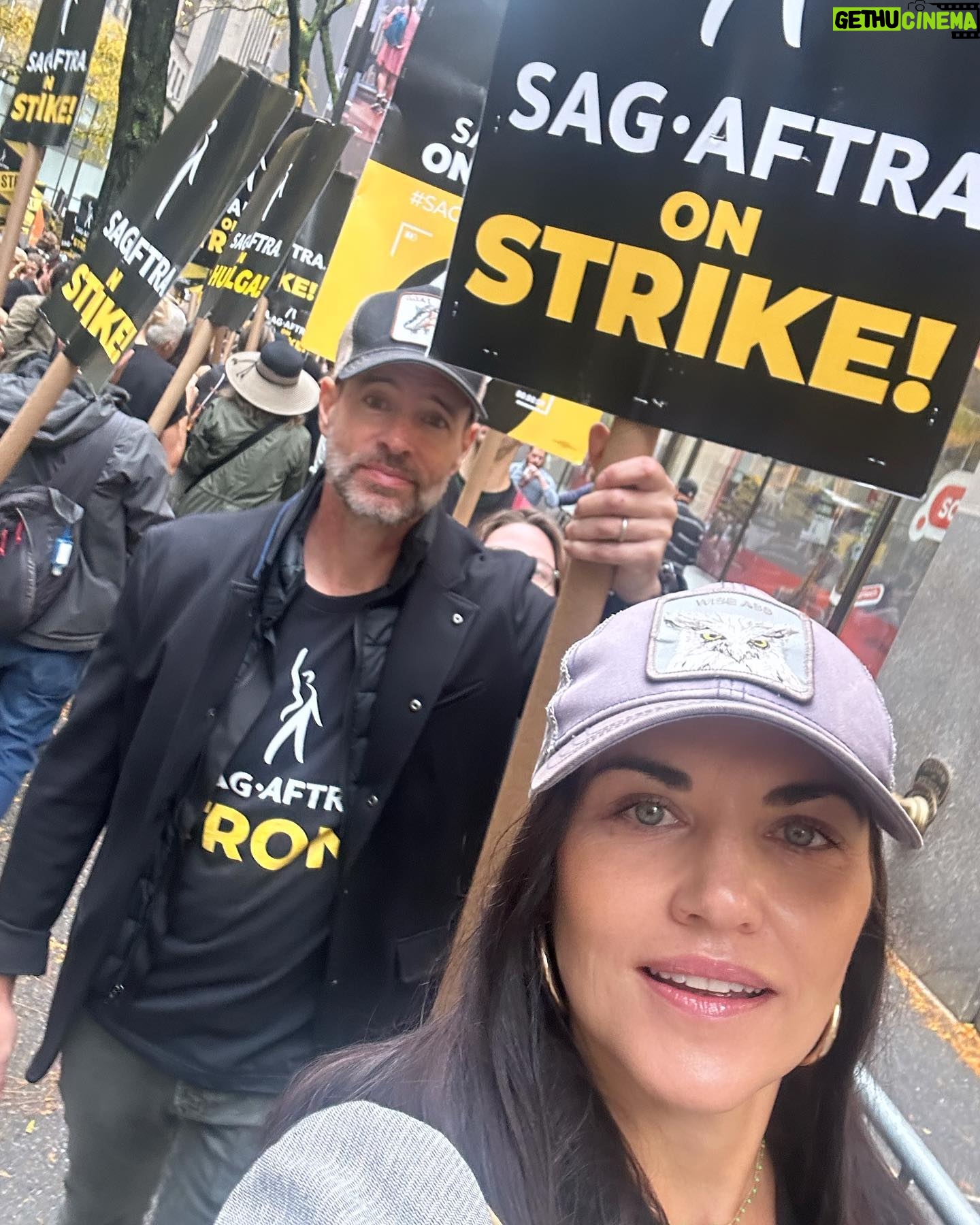 Marika Domińczyk - 4.2K Likes - One day longer. One day stronger. As long as it takes! In #solidarity #power2performers @scottkfoley #sagaftrastrong #SagAftraStrike