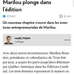 Marilou Instagram – C’est une opportunité humaine, créative et d’affaires qui s’est présentée à moi en 2023 et qui me réjouit beaucoup ; je suis co-propriétaire des @editionscardinal 

Après 10 ans à côtoyer la maison comme auteure, j’embarque dans cette aventure avec une genre de certitude que c’était la suite logique des choses. 

« Mais Marilou, t’as pas déjà assez de projets comme ça? », que vous me demanderez.

La réalité est que la complémentarité entre @troisfoisparjour et @editionscardinal est presque ridicule ; les deux entreprises bénéficieront grandement des ressources et de l’expertise de l’une et de l’autre.

Antoine, Joelle & Clémence, très heureuse qu’on soit associés 🤍