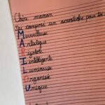 Marilou Instagram – Dans l’ordre: 
– un pot de confiture de mots d’amour
– un acrostiche
– une co création de mes filles 
– une nouvelle oeuvre à exposer 
– un bébé dans mon ventre (2018)
– un bébé dans mon ventre (2015) 

🤍🤍