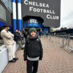 Mariloup Wolfe Instagram – Notre super soirée au match de football de Chelsea vs Manchester United! Quelle expérience! ⚽️ Les fans étaient très intenses!!! 😂😳 @mirowolfe