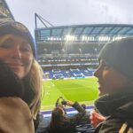 Mariloup Wolfe Instagram – Notre super soirée au match de football de Chelsea vs Manchester United! Quelle expérience! ⚽️ Les fans étaient très intenses!!! 😂😳 @mirowolfe