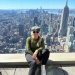 Mariloup Wolfe Instagram – Magnifique journée ensoleillée avec fiston à NY!! ☀️💙☺️ @manoe_lemay_thivierge