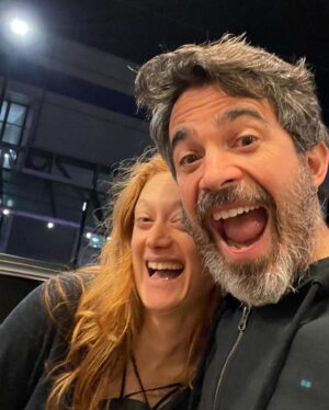 Marin Ireland Instagram - In honor of “our” episode of @gaslitstarz, this is the story of the inimitable, hilarious, spectacular Chris Messina and me. We first worked together onstage approximately one thousand years ago in Far Away @nytw79 (see final photo), then Matt Ross directed us in 28 Hotel Rooms, one of my all-time favorite experiences. Then at long last, we reunited, thanks to Matt, on the set of Gaslit. (Plus a quick stop in New Orleans for the same movie but no scenes together!)
Two of the best people, artists, creators, actors, dads, and face-makers I will ever have the privilege to know.