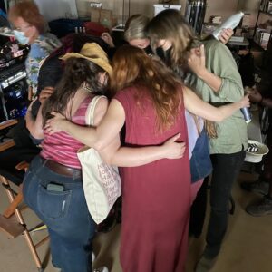 Marin Ireland Instagram - The finale drops tomorrow babes. I can’t even find the words for this experience. We became a true family. It was, and is, profound. Sacred. 
Some of my favorite moments from the last days of shooting. Rounded out by a video capturing the moment @elizaaclarkw showed our trailer to @miss.ot @elliotfgf @amberrosetamblyn @missipyle #SamRobards and me for the first time. 
Grateful doesn’t even begin to describe it.  #YLivesOn