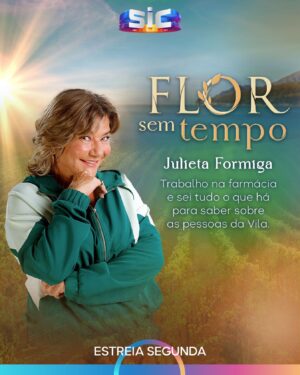 Marina Mota Instagram - Da farmácia onde trabalha consegue controlar tudo o que se passa em Vila Santa. 
Julieta está sempre pronta para uma cusquice, mas lá no fundo tem um bom coração. 
"Flor Sem Tempo", estreia segunda, na SIC. 

#sic #florsemtempo #entretenimento #ficção