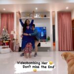 Marina Abraham Instagram - Love Videobombing her 🤣 @marina.a1203 #couplegoals #trendingnow #reelsinstagram #husbandandwife #videobomb #funny #trend