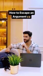 Marina Abraham Instagram - New Trick to Escape From an Argument with Wife 🤣 #husbandandwife #trending #reeltrending #couplegoals #marinarohith #trend #trick