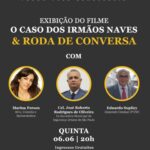 Marina Person Instagram - Esse é meu pai quando estudava Direito no Largo São Francisco. O Centro Acadêmico XI de agosto é a entidade estudantil mais antiga do Brasil, mas o interesse dele por Direito não gerou um advogado, pois ele largou a faculdade faltando pouquíssimo pra se formar, pra desgosto da minha avó. O jeito que ele encontrou pra defender suas ideias e ideais, foi fazendo filmes. O Caso dos Irmãos Naves é a forma como ele manifestou a sua indignação contra esse que é um dos maiores erros judiciários da nossa história. Hoje tem uma sessão aqui em SP, seguida de debate, eu estarei lá com o @eduardosuplicy e o José Roberto Rodrigues de Oliveira. Ingressos gratuitos, Cine Bijou, 20h