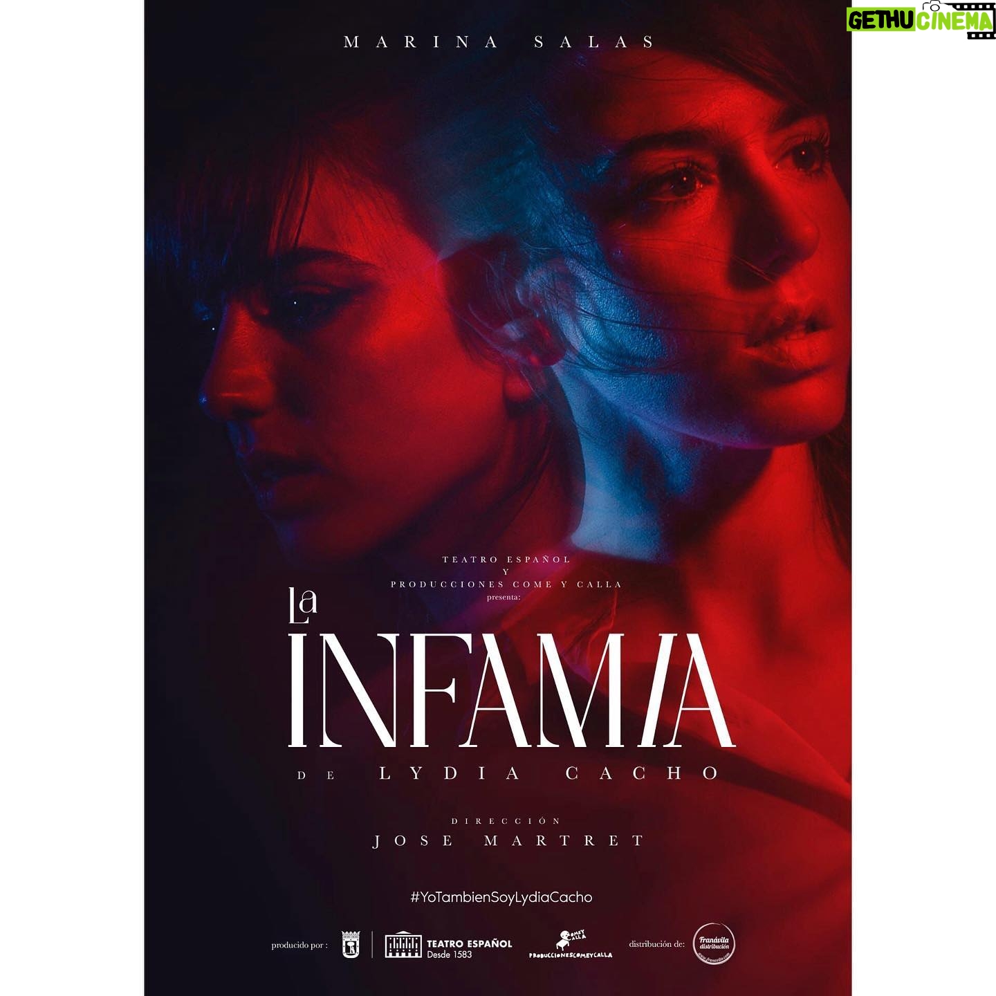 Marina Salas Instagram - LA INFAMIA de Lydia Cacho (@lydiacacho ) dirigido por el brillante Jose Martret (@josemartret ) en Sala Max Aub de las Naves del MATADERO. Comparto personaje con mi compañera @nietomarta que es inspiración y referente ❤️ dando voz a la historia de Lydia, basado en su libro “Memorias de una infamia”. Marta Nieto del 9 de Diciembre al 2 de Enero Marina Salas del 4 de Enero al 16 de Enero. Una producción de Teatro Español (@teatroespanol_madrid ) y Producciones Come y calla (#ComeyCallaProducciones) Escenografia y vestuario: Alessio Meloni (@aameloni ) Diseño de Iluminación: David Picazo (@picazolight ) Diseño de Sonido: Sandra Vicente. Diseño de Videoescena: Emilio Valenzuela (@emiliovalenzuelaalcaraz ) Operadora de Cámara: Alícia Aguirre Polo. Ayudante de Dirección: Pedro Ayose (@pedroayose ) Asistente de Dirección: Iñigo Santacana (@inigo.santacana ) Ayudante de Producción: Juanfran García. Distribucion: Fran Ávila (@franaviladist ) Comunicación: Josi Cortes (@josicortescomunicacion ) Fotos y cartel: María la Carteleta (@marialacartelera ) #todassomoslydiacacho