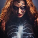 Marina Valmont Instagram - I covered NY Comic Con in 2018 for NN. The iconic @fernello body painted me as #venom and the movie had just been released 🕷 now Venom #lettherebecarnage is out. Who’s seen it? Opinions please.