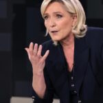 Marine Le Pen Instagram - Si Emmanuel Macron met sur la table, sa démission ou la dissolution de l’Assemblée nationale, je débattrai avec lui avec plaisir avant les élections européennes. S’il souhaite rentrer dans le débat partisan, et qu’il perd les élections, il faudra qu’il en tire les conséquences.