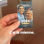 Marine Le Pen Instagram - J’ai la mienne. Et vous ?
