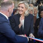 Marine Le Pen Instagram - Marine Le Pen inaugurait le dimanche 15 octobre la salle de l'Abbaye à Hénin-Beaumont, construite après l'incendie de la salle Léo Lagrange. À cette occasion, elle a prononcé un discours sur les récents attentats perpétrés à Arras et en Israël.