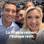 Marine Le Pen Instagram - Le 9 juin, la France revient, l’Europe revit ! 🇫🇷