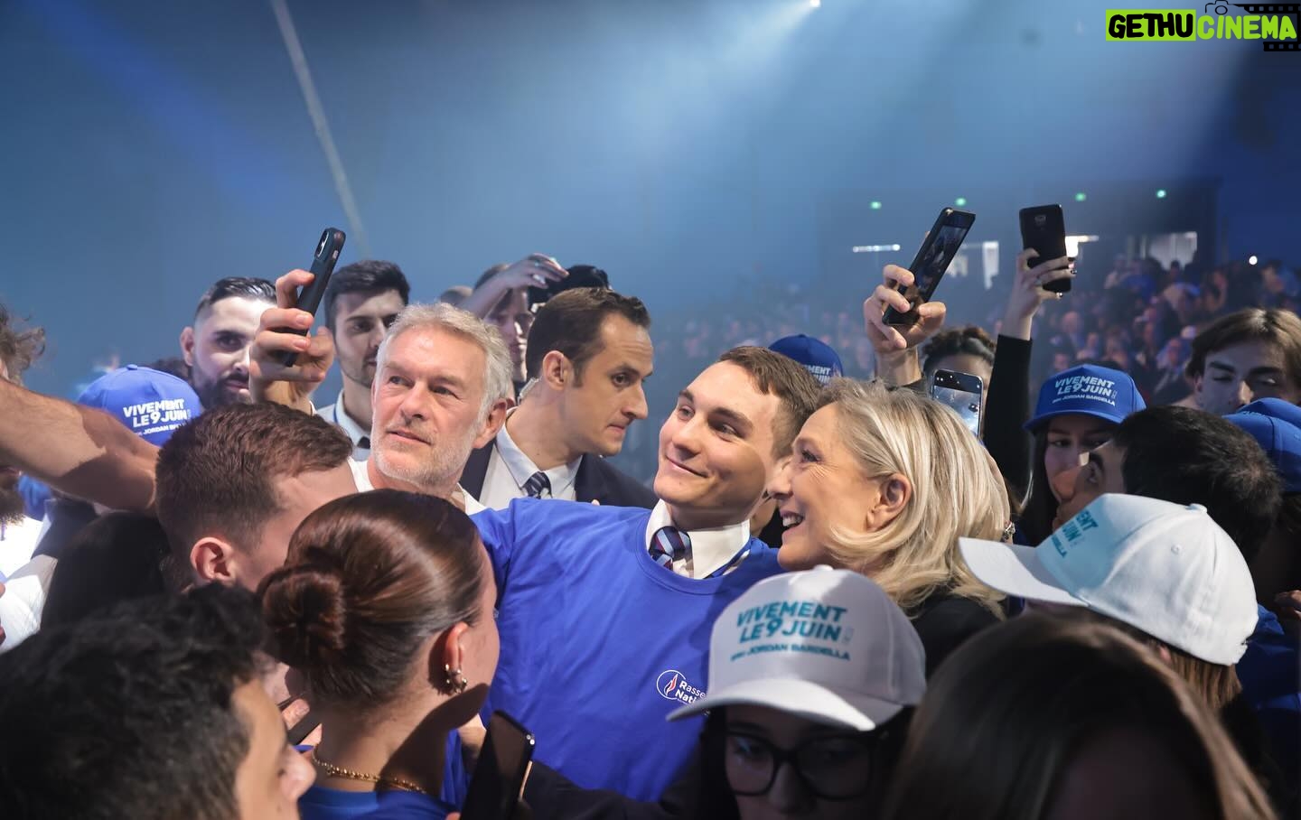 Marine Le Pen Instagram - Merci Jordan, merci Marseille, merci à tous ! 🫶🏻