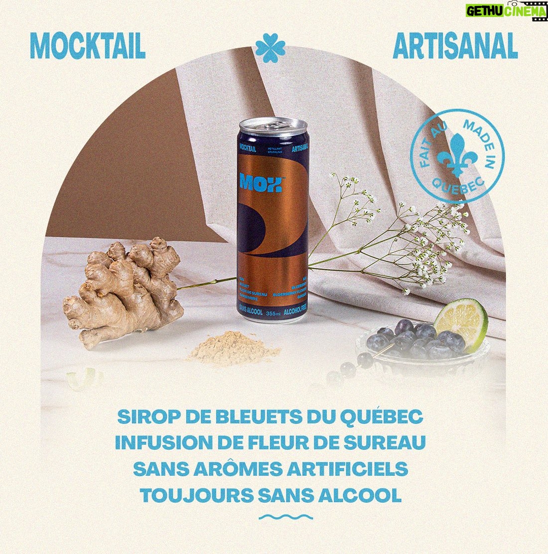Maripier Morin Instagram - Parce que le sans-alcool ne devrait jamais être plate!! Conserver le rituel, boire dans un beau verre, savourer un mocktail pleins de saveurs, aux couleurs attrayantes! C’est tout ça @moxmocktail, et bien plus! Cheers! Image @nicolasblanchett Glam @michaelgoyette