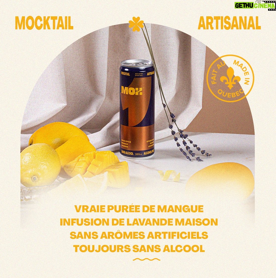 Maripier Morin Instagram - Bien excitée de vous dévoiler les nouveaux visuels de @moxmocktail Mox c’est : •4 recettes originales •2 pétillants/ 2 non-pétillants •Ingrédients naturels •Sans arôme artificiel •Fait au Québec •Sans Alcool •Pourcentage des ventes versé à des organismes d’aide en dépendance 🙏 Image @nicolasblanchett Glam @michaelgoyette