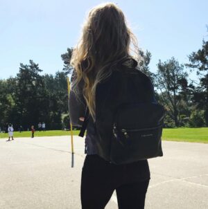 Marisa Miller Instagram - Finally ditching the typical diaper bag for a sleek backpack. Loving this one by @tibaandmarl.
