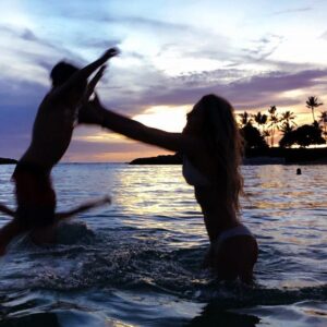 Marisa Miller Instagram - Nights like these 💜🌴