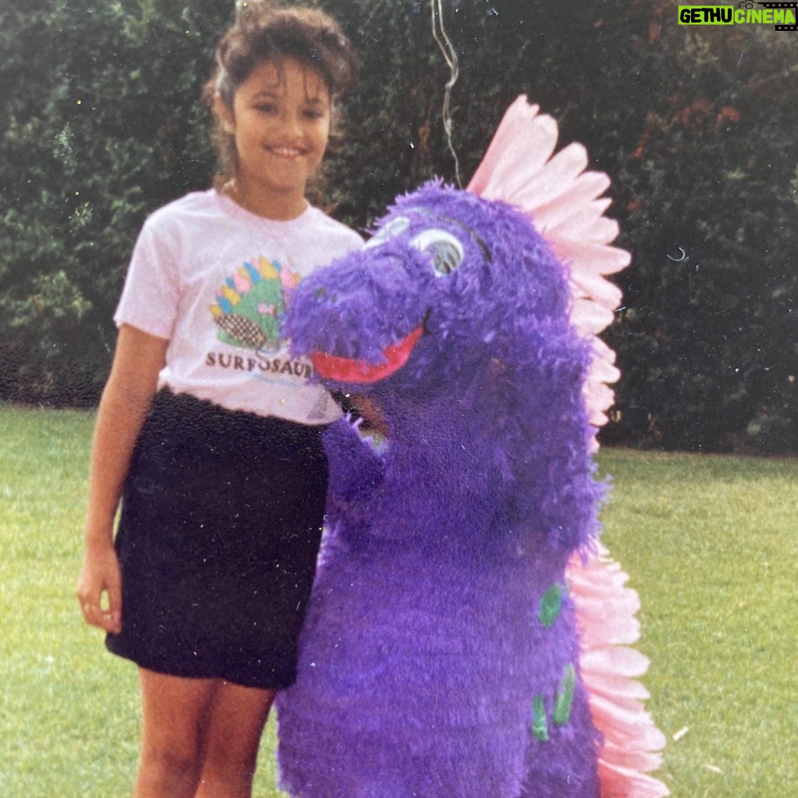 Marisa Ramirez - 4.3K Likes - Thank you so much for all of the birthday love. It means the world to me and has filled my bucket and my heart too. To be completely transparent, I had not been looking forward to this birthday as it’s the first without my grandma or my dad.
Last year on this day my dad was released from the hospital following an intense chemo treatment. I celebrated with him a couple days later and fully expected him to be on his journey to recovery so we could spend more special days together…
The morning of my birthday today I spent in an ER with my daughter and her father. She had vomited for over 12 hours and at one point became limp. Her poor little body could not keep anything down. I felt helpless but surprisingly found strength to support her and not scare her. Fortunately it was only a stomach bug or possibly food poisoning. She is better now. Every possibility went through my mind and I started to drive myself crazy but something told me she was going to be ok. It all reminded me of how precious life is and how lucky I am to have had so much time with my grandma and my dad. How lucky I am just in general. The past year and a half have been devastating for so many and navigating our way through it is not easy. I am excited for my next year and I hope you all are too. Cheers to you all. May you all have a blessed year too
PS I loved this shirt but why do I remember it saying shopasaurus not surfasaurus! I don’t surf! But I shop 🤣. I think this was my 9th birthday? I still love pinatas!