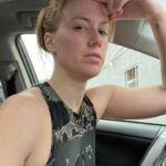 Marisha Ray Instagram - I’m not usually one to post gym photos, but I’ve been putting in some serious sweat equity here lately. So I thought I would share this collection of post-work our car selfies, which I hope demonstrates that everyone looks like a sweaty bog hag after any voluntary exercise torture.