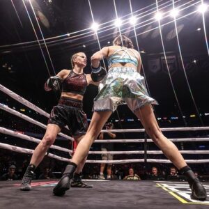 Marisha Ray Instagram - Creator Clash Fight Night Photo Dump.

📸 1-5 : @mark_lomoglio_photo @amaliearena 
📸 6-10: @caitlynmcgonigalphoto 

Can’t believe it’s already been a week since stepping in the ring. After having so much of my life being about boxing the past year, the sudden downshift has been very bizarre. After taking some time, I think I want Boxing to have at least some small role in my life going forward. I’ve truly come to love it, and I’m so grateful to have had this experience to show that to me. With that, I wanted to thank the incredible people around me who helped make April 15th 2023 one of the greatest nights of my life so far:

To @idubbbz and @anisajomha for granting me this opportunity, and welcoming me into @thecreatorclash family with open arms.

To my coach Josh, and my personal trainer @danathletics and @viciperf for being there every step of the way to hone my body and mind.

To @manzirae for creating my wardrobe… an outfit so dope I truly felt like the badass from Dis that I hoped to be.

To @themouthguarddoc for my custom mouthguard that truly completed the terrifying look!

To @ramsiegel for not only being one of my biggest supporters, but for writing a walkout song that put Fred Durst to shame. And of course @jessemckeil for this gnarly guitar riff and Peter Habib’s musical compositions to make “Pop Pop!” A legit banger of a song. 

To @stevefailows, for waking up early mornings and following me up mountains to document my journey. The final video piece he edited is a treasure that brings a tear to my eye every time.

To @willingblam for being in my corner on fight night, and (let’s be honest) every night. 

And last but certainly not least, my incredible husband @matthewmercervo. His support was unwavering from day one. From the grocery runs to get me bags of ice for cold plunges, to making sure I had a healthy meal when I could barely lift my arms to cook. He was by my side every step of the way. 

The truth is, this list could go on for miles. Everyone’s support is incredible and overwhelming. I hope everyone - from the fighters in the ring, to the fighters being the scenes, are extremely proud of what they accomplished. Creator Clash Fam for life!!