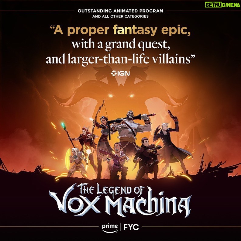 Marisha Ray Instagram - #FYC Gimme that Emmy! #thelegendofvoxmachina