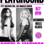 Marissa Heart Instagram - PLAYGROUND LA “Next Door” Is finally here! We’ve been building our beautiful new 2nd location from the ground up, so it’s beyond exciting for us to finally be able to share it with YOU, the whole entire dance community, and also EVERYONE who just wants to come and have fun in our easier classes without having any dance experience at all! PLAYGROUND IS FOR everyBODY! 💪🏽 “7377 Melrose Ave!” It’s literally right NEXT DOOR to our OG 7375 studio!… 👏🏽👏🏽👏🏽 #TakingOverMelrose! Couldn’t be more perfect 💕💕 @marissaheart & I will be teaching BEG HEELS , AKA “Wine & Heels!” 🍷👠 This FRIDAY NIGHT, June 7th at 8:pm! So exciting! This one is gonna be soooo🔥🔥! Marissa!!! I’m so honored to be teaching with you in our OPENING WEEK! I LOVE YOU!!!!❤️❤️ Sign up @mindbody or our website (link in bio!) @theplaygroundla