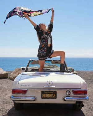 Maritza Veer Instagram - Wild at heart 💘🤘🏼🎸
.
.
#free #wildchild #freeloving #bohochic #rideordie #roadtrip #californiadreamin #newcampaign