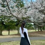 Mariya Nagao Instagram - アップグレードゴルフ収録 とっても暖かくて心地よくて桜も綺麗でした🌸 ゴルフの季節だ今年もたくさんゴルフしよう☺️⛳️