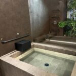 Mariya Nagao Instagram - @sauna_muchu ひらりーとじゅんと両国にできたサウナmuchuに行ってきたよ🧖‍♀️ サウナの湿度が高すぎてお肌の潤いMAXでサウナ。 水風呂もボタンを押すと天井からミストがでて外気浴も上にハンモックが🌴 かなーり整いました最高😌