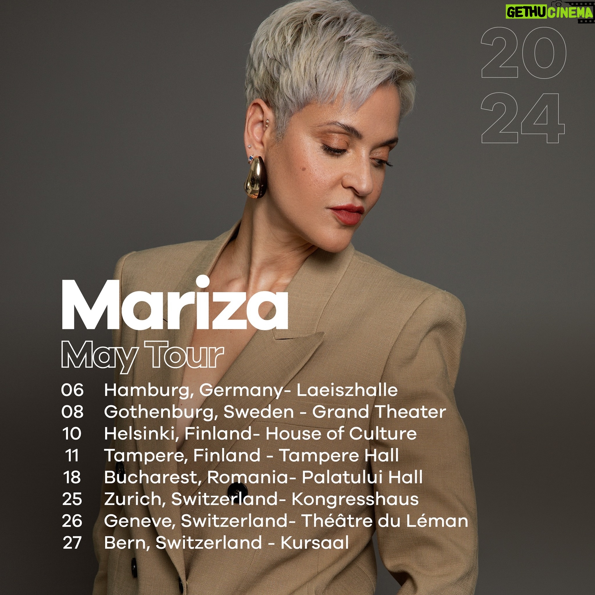 Mariza Instagram - May is going to be an incredible month. I’ll be visiting cities that mean so much to me, performing in spectacular venues. I have plenty of surprises in store for all of you, and I’m eagerly looking forward to seeing each and every one of you there! 🇩🇪 🇸🇪 🇫🇮🇷🇴🇨🇭 — Maio vai ser um mês arrebatador, vou passar por cidades que muito me dizem, em salas extraordinárias. Tenho várias surpresas preparadas para todos vocês. Aguardo por cada um de vós. 🇩🇪 🇸🇪 🇫🇮🇷🇴🇨🇭