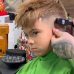 Marjorie Magri Instagram - Creo que le gusto 🥹 @bornbarbersdoral siempre enfocados en brindar un mejor servicio @marjoriemagri @longolozada gracias por la confianza
