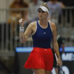 Markéta Vondroušová Instagram - joooo jedeme holčičkyyyy!🥹❤️‍🔥 photo by #pavellebeda @sportpics.cz #jsmeceskytenis