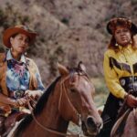 Marla Gibbs Instagram – Alaina and I pretended to ride horses better than we could! I was thrown off a horse once but I still love them anyway!! 🐴 😍 #marlagibbs #alainareedhall #animallovers #227 #horseriding