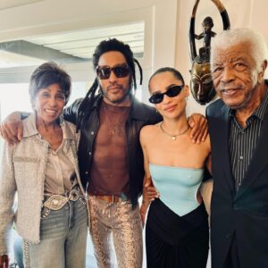 Marla Gibbs Instagram - So glad to see Lenny today!! His mom and my good friend Roxie would be very proud…I know she is smiling on us. It’s something else to celebrate Lenny’s Hollywood star. I consider him like family. I’ve known him since about 11. From Leonard, to Romeo Blue and then the official Lenny Kravtiz!! Seeing your baby Zoe again, wow what a lovely young lady. You both have Roxie’s sophistication. I watch all your work. Let Love Rule honey. ❤️❤️❤️💐🏆🎬 #marlagibbs #lennykravitz #zoekravitz #roxieroker #thejeffersons #halwilliams #227