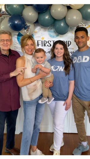 Marla Maples Instagram - Friday was my little nephew Liam Briggs 1st birthday 🎂 I’m so grateful for my beautiful little sis Danielle and her loving hubby Dean for bringing this angel into the world 🙌 Look at the generosity of spirit he holds… Sharing is his first thought even at 12 months old. May we all take lessons from these beautiful Star light ✨God Light children. AND how wonderful it was to have our dad Stan (Grandaddy to Liam) join in for the celebration… Stick to your journey, keep the faith, and speak into your truth with love and expectation of renewed spirit and yes and Amen 🙏🏼 #godfirst #family