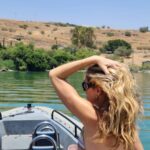 Marla Maples Instagram – Sacred passages 
Sharing our journey across the Sea of Galilee to Tabgha (Place of the 7 Springs) at the foot of the Mt of Beatitudes. 
You will see the first church built on the site of the stone which is said Jesus placed the bread & fish which fed the multitudes who came to hear the Sermon of the Mount. 
We swam & prayed in the healing waters. We immersed under the waterfalls of the Holy Land where Jesus walked, taught, and performed miracles 🙌🕊️ ✨#seaofgalilee #kineret #sermononthemount