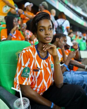 Marlène Kouassi Instagram - Côte d’Ivoire 🇨🇮 meilleur pays au monde❤️

Ah que d’émotions 🫠😍
Bravo à nos éléphants 🐘🐘🇨🇮😅
On est qualifié 🎊🎊🎊🎊🎊
Rendez vous en finale …