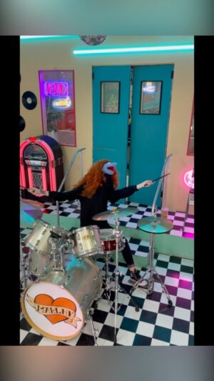 Marlhy Murphy Instagram - presenting: the chaos of bts for the “debbie downer” music video🧡 also virtual cookie if you can guess the songs we cover in this lo l
