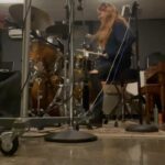 Marlhy Murphy Instagram - the twitch ppl heard this story yesterday on the stream, BUT I was in drum tracking, and about 6 hours in I get a text of the first demo of “you.” and immediately wanted to track the drums because I loved it so much. I asked @michaelkamerman for the files and recorded the drums for it an hour later as the 6th and last song of the day. My hands were bleeding (too many blisters and u can see me using my sleeves to try to protect them from the sticks LOL), but I loved this song sooo much and was so excited to play on it. So, here’s the last take of the day at 9:33pm lol🧡⚒️ #sundaydrumday #drummer