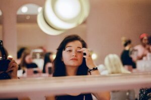 Marlo Kelly Instagram - Pretty flowers at Glossier 🌸 #nikonfe #35mm #muse