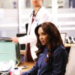 Marlyne Barrett Instagram - Maggie Will at it again - tonight’s gonna be a good one! Me and the G-Dawg himself @nickgehlfuss . @nbconechicago @wolfentertainment #nbc #chicagomed #onechicago