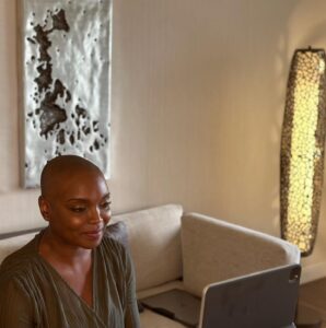 Marlyne Barrett Instagram - Bald is Beautiful Baby! Blessings To You. On This Day. 💕💕 #weekend #rest