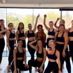 Marnie Alton Instagram - There’s nothing quite like an irl sweat sesh!!! Thank you @bandier for putting this event together. Where should we go next?! 🌎 #mbodyglobalfam #internationaldanceday #barreworkout