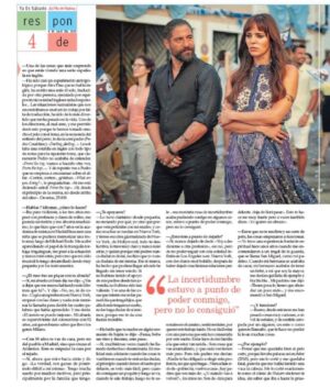 Marta Milans Instagram - Gracias @lavozdegalicia por mi primera portada y por una de mis entrevistas preferidas ❤️ thank you to @lavozdegalicia for my first cover and one of my favorite interviews ever ❤️