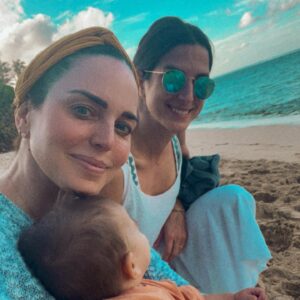 Marta Milans Instagram - Love you always and forever. Thank you for making me godmother again and for teaching me what is to be an epic mom. I’m so proud of you sis @kisiwadesigns te quiero infinito ❤️