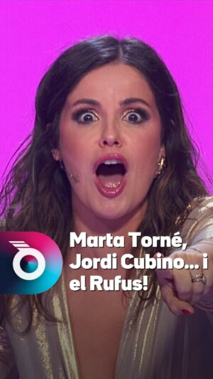 Marta Torné Instagram - 🫢 Finalment tindrem duet entre @marta_torne i @jordicubino… bé, o potser hauríem de dir “trio”, oi Rufus? 🐶

#Eufòria3Cat