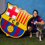 Marta Torrejón Instagram – Amb aquest escut a la fi del món! Bona nit! 🏆🏆🏆🔵🔴