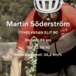 Martin Söderström Instagram - First ever @vasaloppet on a bike! 32 km/h pace for 94km was tough 😅 Totally different experience than on the skis, but equally ”Fun” 😜 Thanks @bauhaussportklubb_mtb for the support & team spirit!